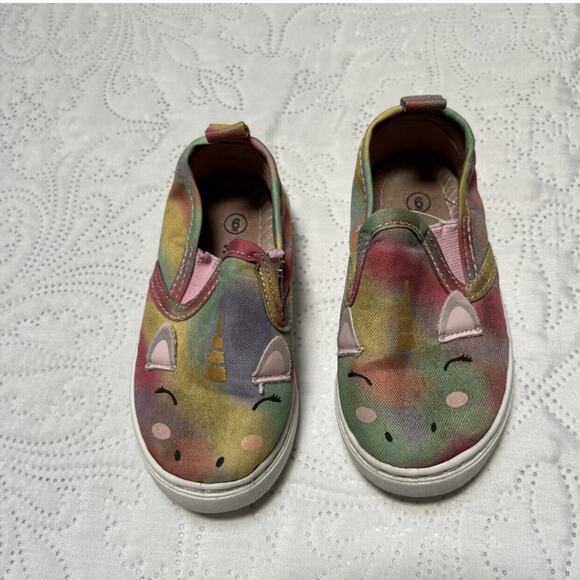 Honey Bee Rainbow Unicorn Sneakers Size 6 - Picture 5 of 10